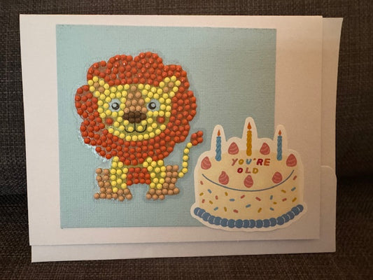 Birthday cards- Diamond collection - Animal
