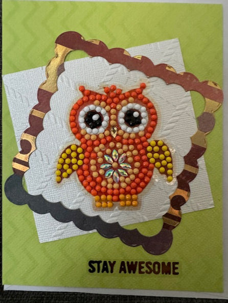 Birthday cards- Diamond collection - OWLs