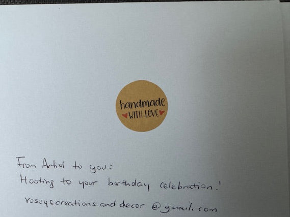 Birthday cards- Diamond collection - OWLs