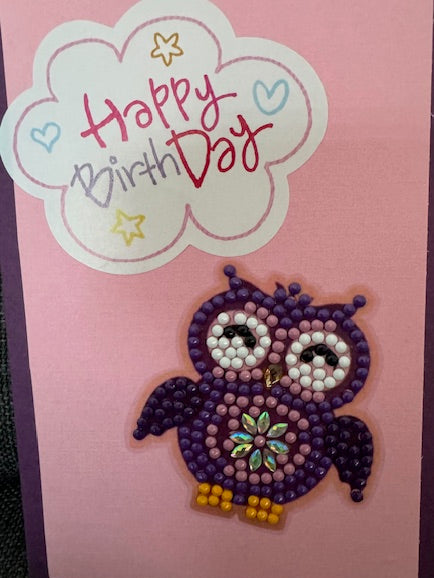 Birthday cards- Diamond collection - OWLs