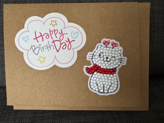 Birthday cards- Diamond collection - Cats