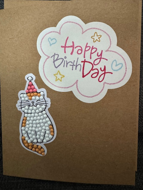 Birthday cards- Diamond collection - Cats