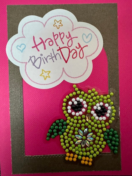 Birthday cards- Diamond collection - OWLs